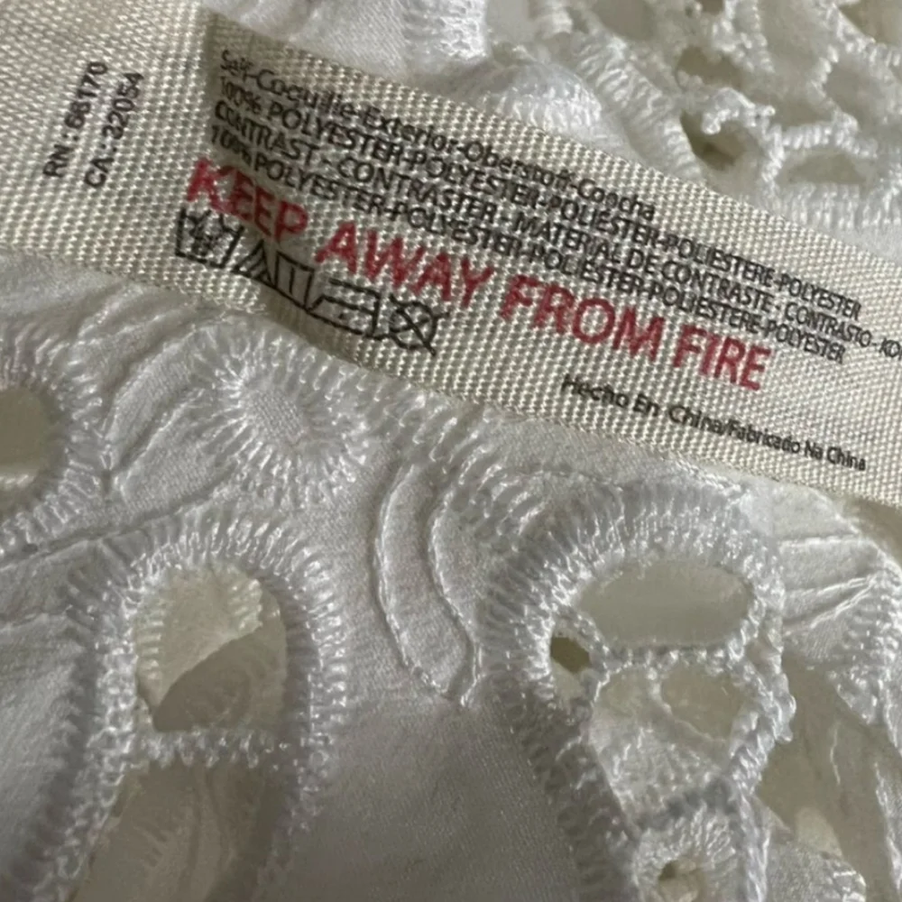 NWOT Free People FP Intimately La Vida White Crochet Cutout Lace Floral Jumpsuit - Picture 13 of 13